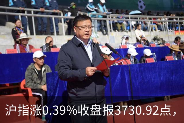 沪指涨0.39%收盘报3730.92点，成交额1.44万亿，地面兵装行业领涨